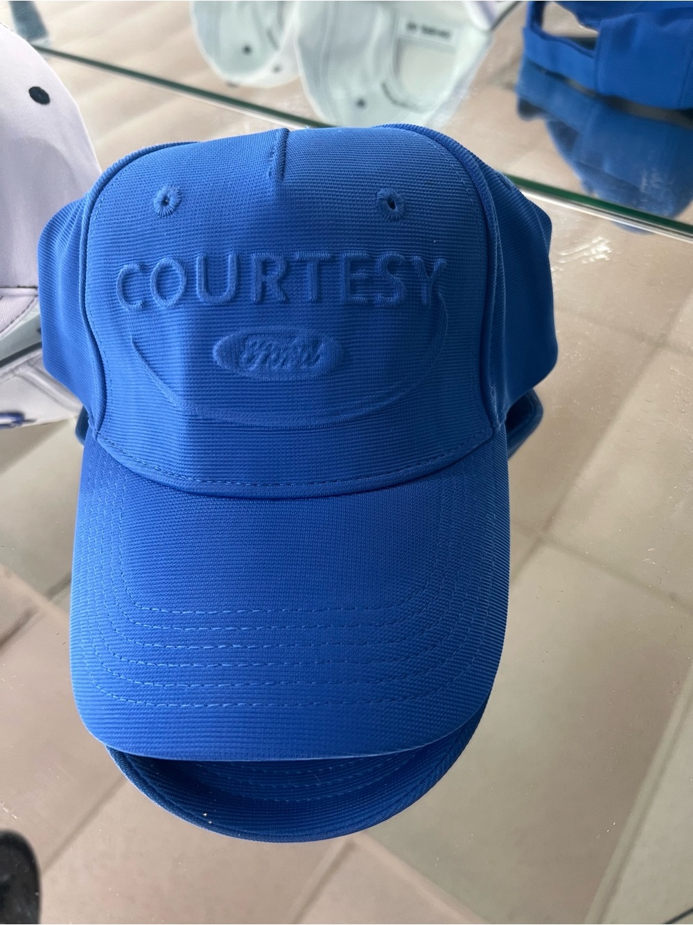 Ford Blue Embossed Courtesy Cap